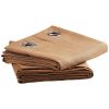 VEVOR Natural Linen Curtains, 52 x 84 inch 2 Panels Set, Grommet Light Filtering Thick Flax Textured Linen Drapes, Privacy Burlap for Living Room