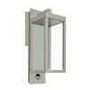 Inowel Motion Sensor Outdoor Wall Light Integrated LED Porch Light with Clear Glass Shade 22529