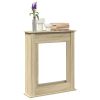 Fireplace Surround Sonoma Oak 29.5x7.9x34.4" Engineered Wood
