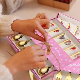 Christmas Spoon & Fork Set
