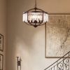 5 Light crystal pendant light