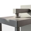 Inowel Motion Sensor Outdoor Wall Light Integrated LED Porch Light with Clear Glass Shade 22529