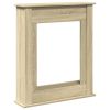 Fireplace Surround Sonoma Oak 29.5x7.9x34.4" Engineered Wood