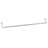 Curtain Rail White Aluminum 24-41 inches length Extendable