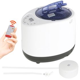 2.6L Sauna Steamer Machine,Portable Steamer for Sauna with Touch Button, Timer Display for Body Relaxation,110V US Plug (size: 3L)
