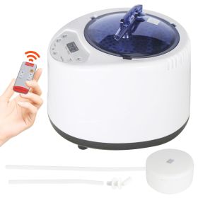 2.6L Sauna Steamer Machine,Portable Steamer for Sauna with Touch Button, Timer Display for Body Relaxation,110V US Plug (size: 2.6L)